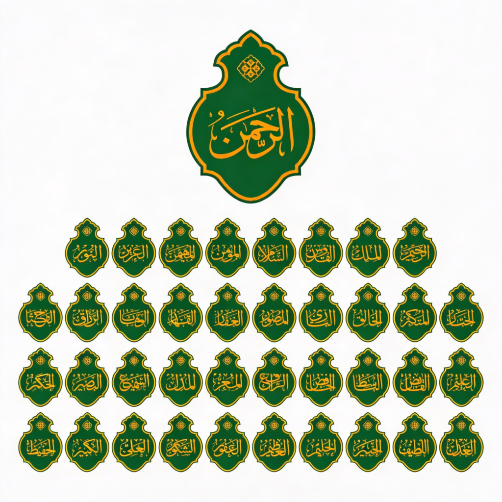 Les Noms et Attributs d’Allah : au-delà des 99 Noms traditionnellement connus